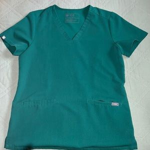 Hunter Green Figs Scrubs 💚